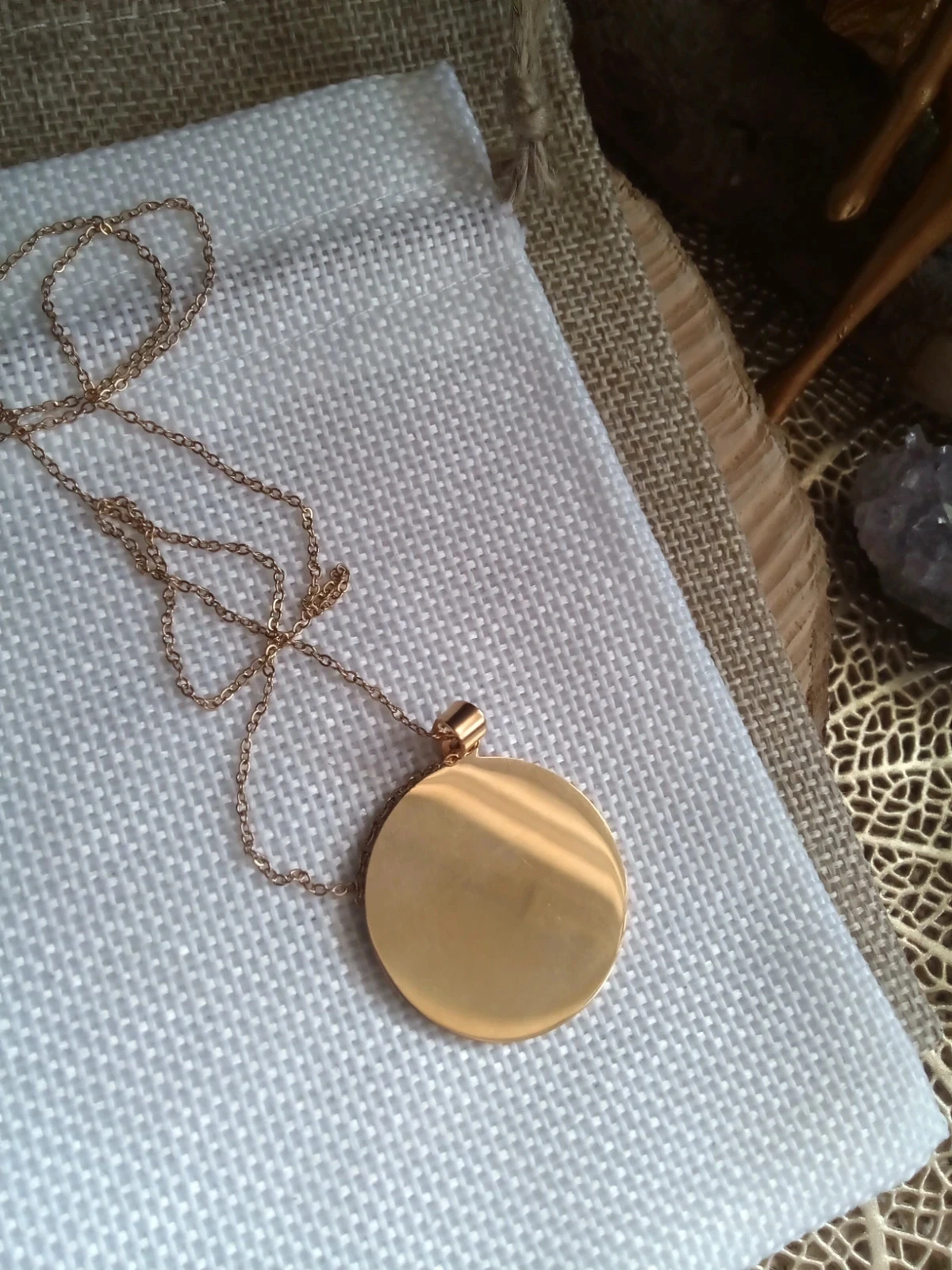 Collier médaillon magie wicca ésotérisme – photo 5